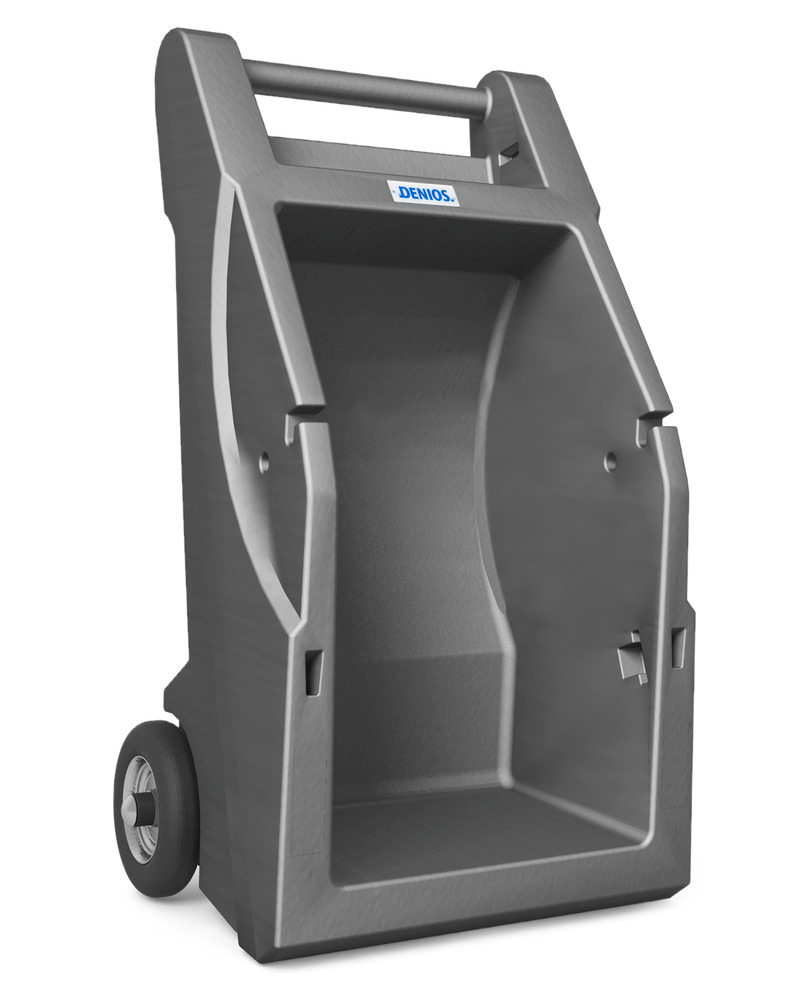 Transportwagen / -karre aus PE Typ Basic, mit Handgriff und 2 Rollen - 1