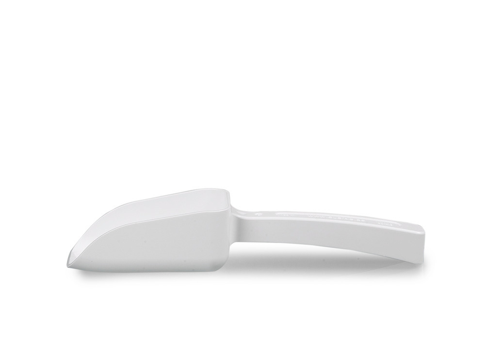 Probenschaufel SteriPlast PS weiß, ohne Deckel, Inh. 25 ml, einzeln verpackt/steril, Pack à 10 St. - 1