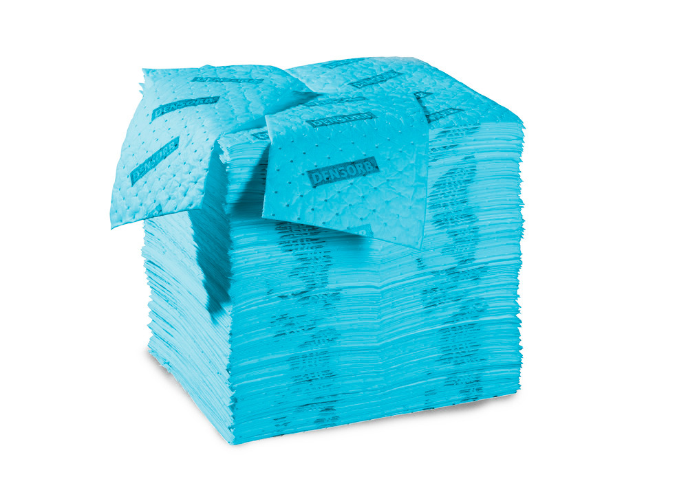 DENSORB Ölbindemittel Vlies Matten, Premium Triple, light, 3-lagig, 40 x 50 cm, 200 Stück - 1