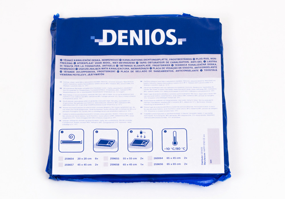 Einweg-Abdichtmatten aus Mineralstoffen, 200 x 200 mm (VE = 8 Stück) - 1