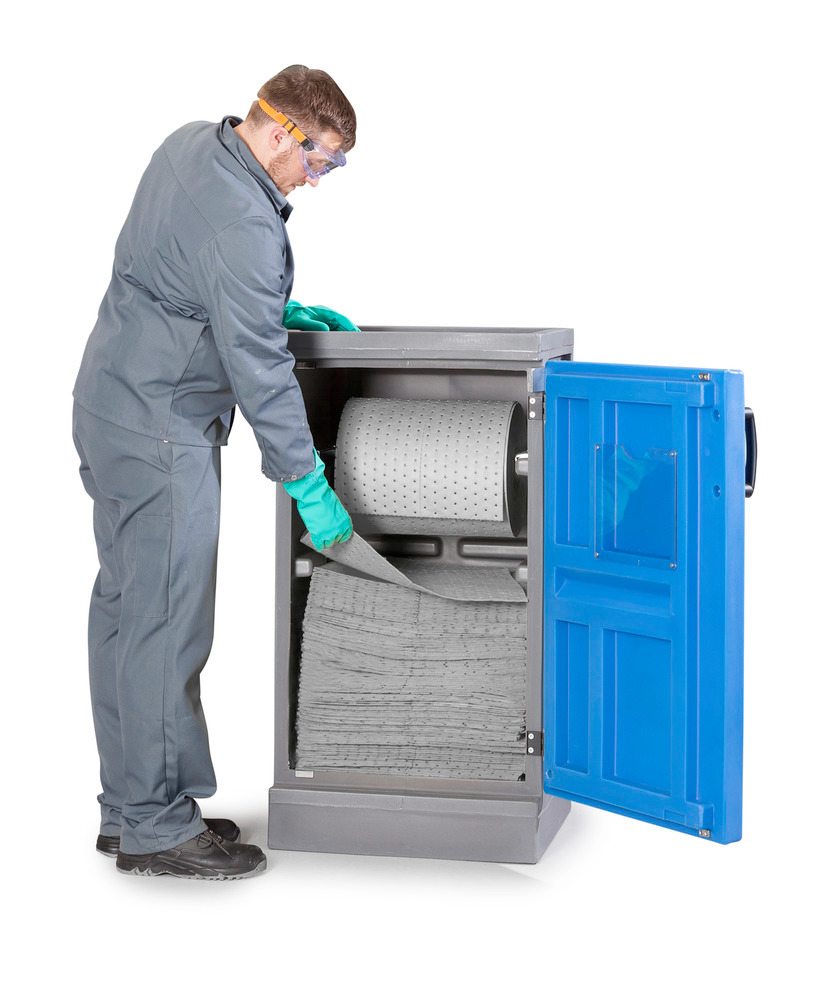 DENSORB-Spender Station S, mit 1-flügeliger Tür, Ausführung Universal - 1