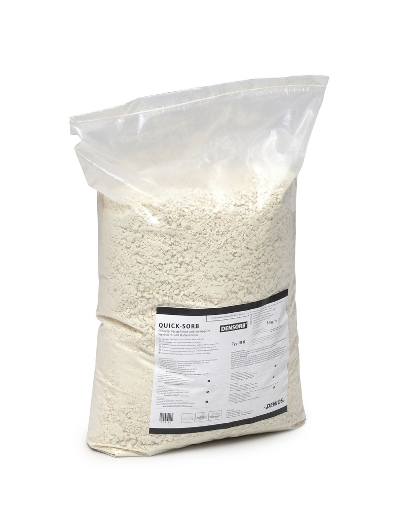 DENSORB Granulat, Ölbinder QuickSorb, schnelle Saugkraft, nicht scheuernd, Sack, 20 l - 1