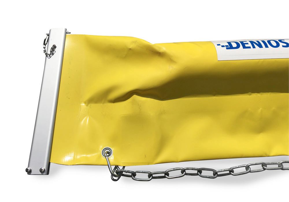 DENSORB Ölsperre ECOLINE 250, 5 m, für kleine Binnengewässer, Freibord 100 mm, Tauchtiefe 150 mm - 1
