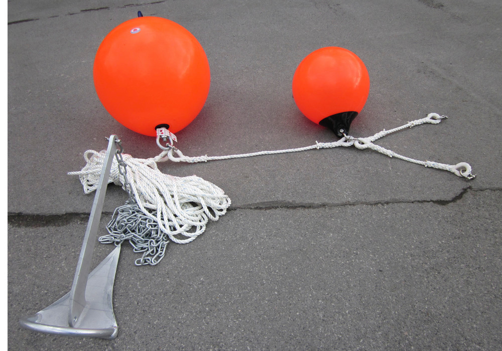 Magnetbefestigungs-Set für Aero 350L, für Kanäle und Häfen, bestehend aus Ankersatz und Endstücken - 1