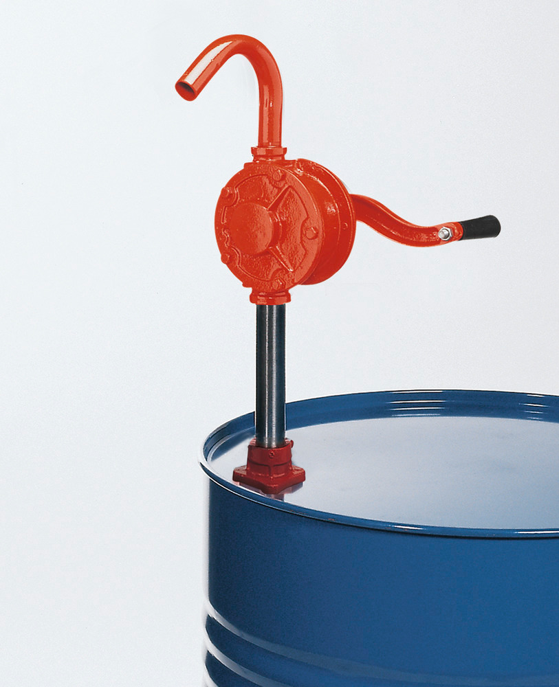 Handkurbelrotationspumpe aus Grauguss, mit Stahltauchrohr - 1