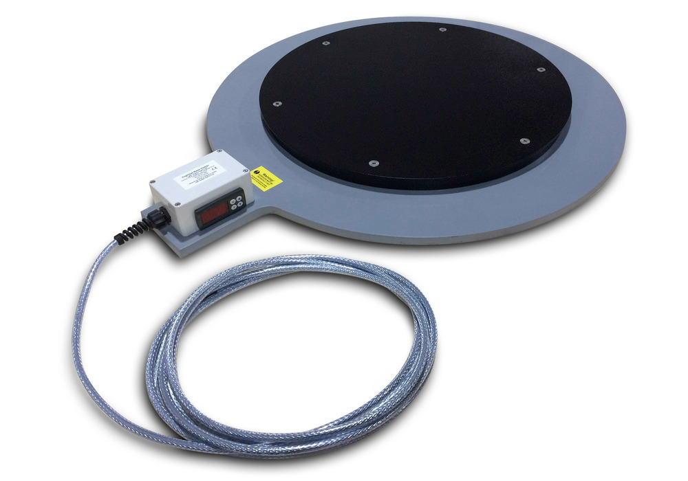 Bodenheizplatte DENIOS pro-line, digitaler Temperaturregler, für Fässer bis zu 220 Liter - 1