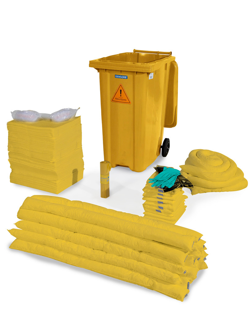 DENSORB Notfall-Set, Bindemittel im Rollcontainer B 36, Ausführung Spezial - 1