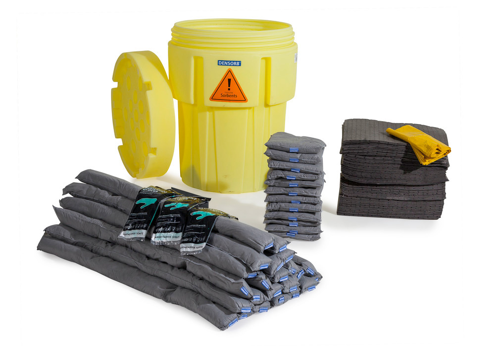 DENSORB Notfall-Set, Bindemittel im Fass S 200, Ausführung Universal - 1