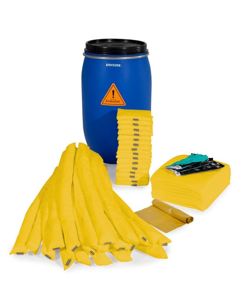 DENSORB Notfall-Set, Bindemittel im Fass S 170, Ausführung Spezial - 1