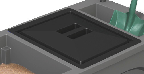 Deckel für DENSORB Vorrats-und Entsorgungswagen - 1