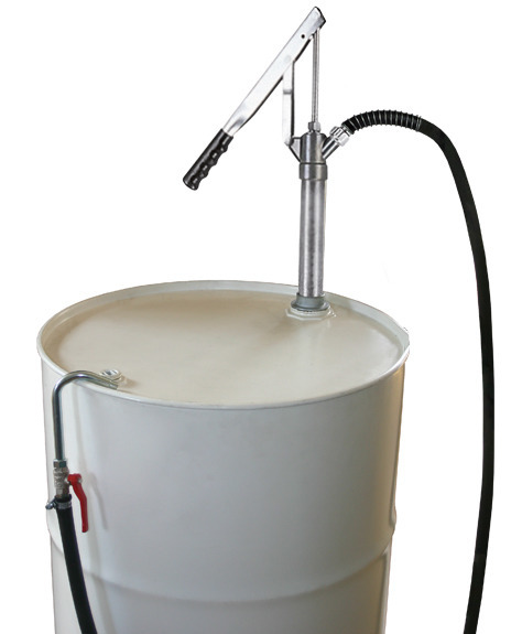 Manuelle Hebelpumpe F 202 für Motoren- und Getriebeöl, mit Kugelhahn - 1