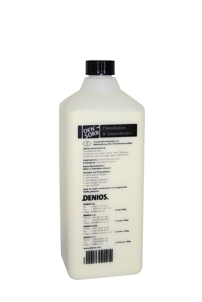 DENSORB Chemikalien- und Säurenbinder Multi-Sorb, nicht staubexplosiv, Granulat im 400-g-Behälter - 1