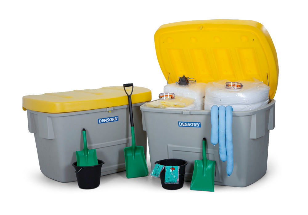 Notfall-Set ÖL MAXI XL in 2 Sicherheitsboxen, 1100 l, entspricht Oil Pollution Act von 1990 (OPA90) - 1