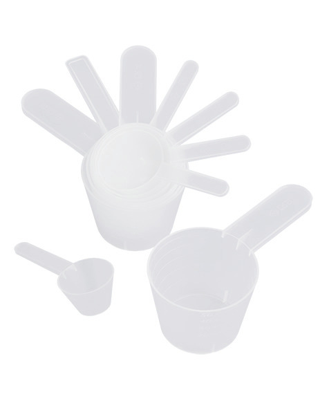 Messlöffel mit Graduierung, aus PP, 5 ml, 100 Stück - 1