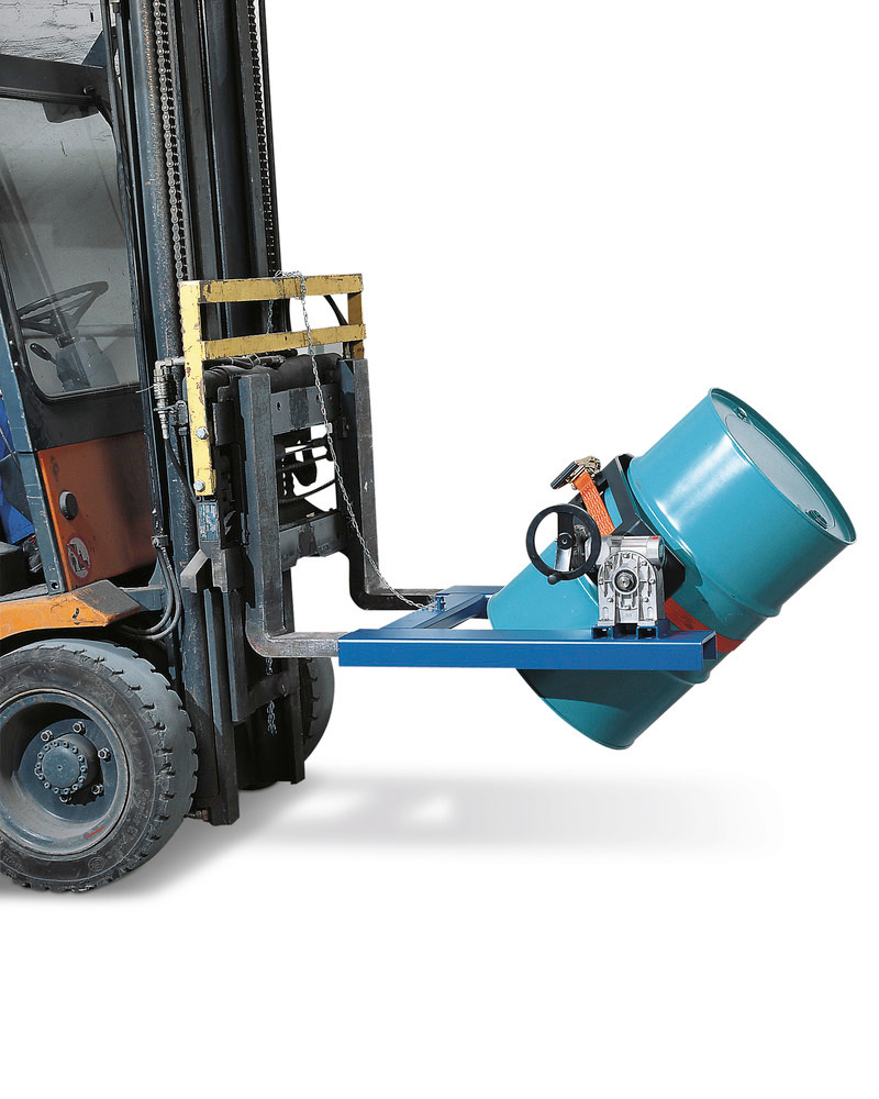 Fasswender SV, aus Stahl, lackiert, für Fässer mit 380 bis 600 mm Ø, Ex-Schutzversion - 1