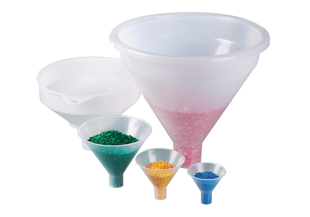 Trichter aus Kunststoff (PP), Außen-Ø 100 mm, VE = 12 Stück - 1