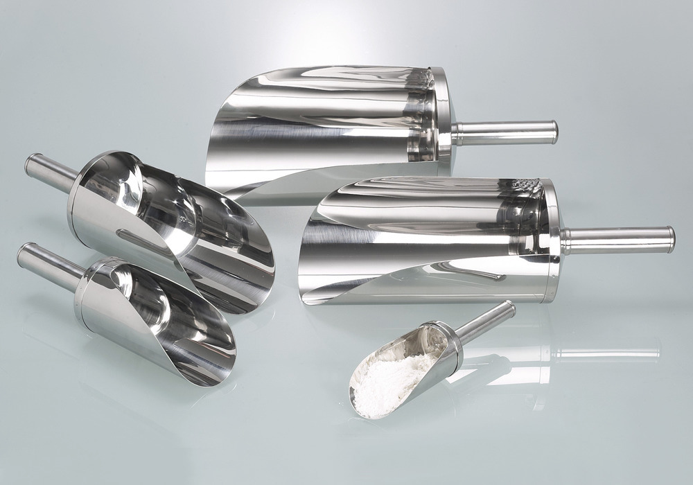 Edelstahlschaufel 1.4301, Inhalt 120 ml, Ø 50 mm - 1