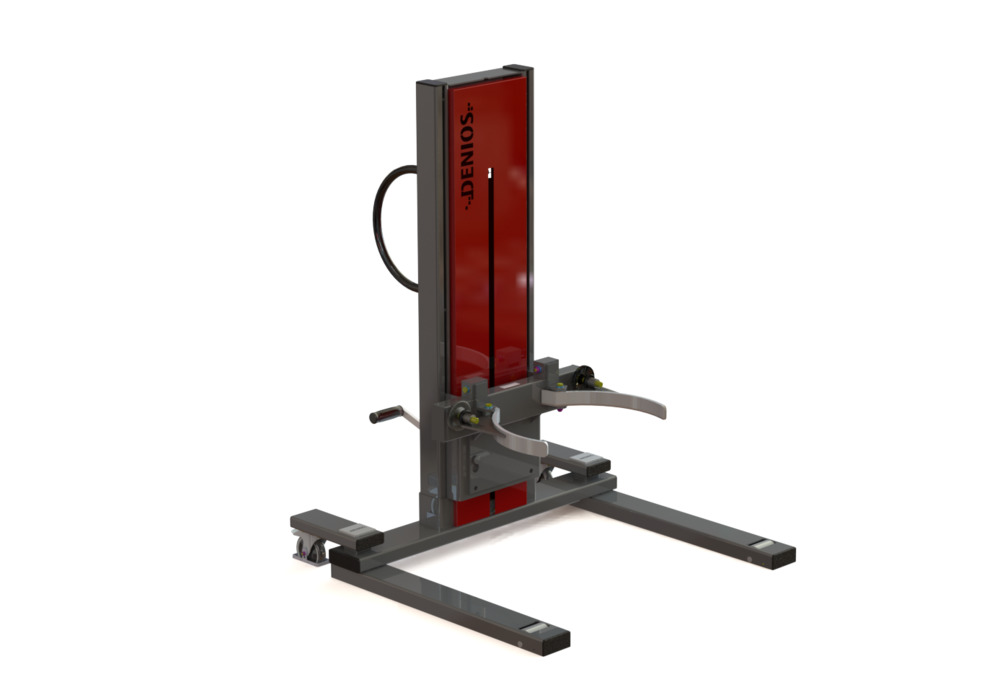 Fassheber Secu Ex, Fassklammer, 200- bis 220-l-Fässer, Fahrwerk breit, Hubhöhe 0-700 mm, ATEX - 1