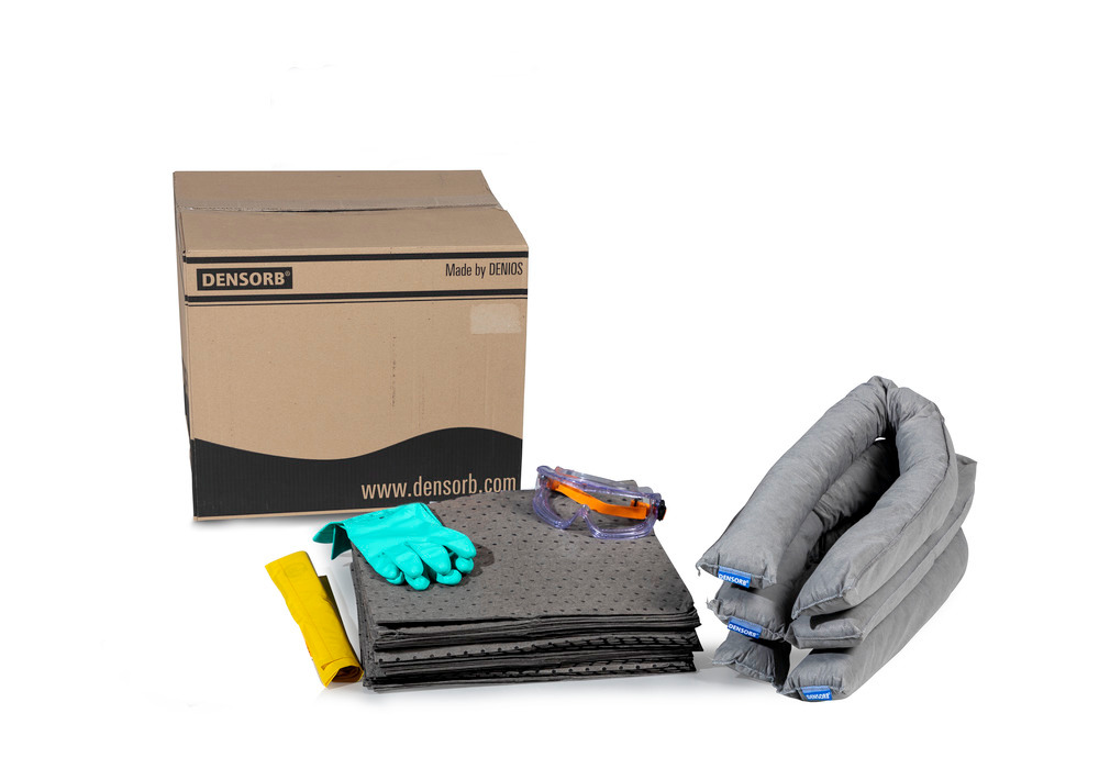 Nachfüll-Set für DENSORB Bindemittel-Notfall-Set in Euro-Stapelbehälter, Ausführung Universal - 1
