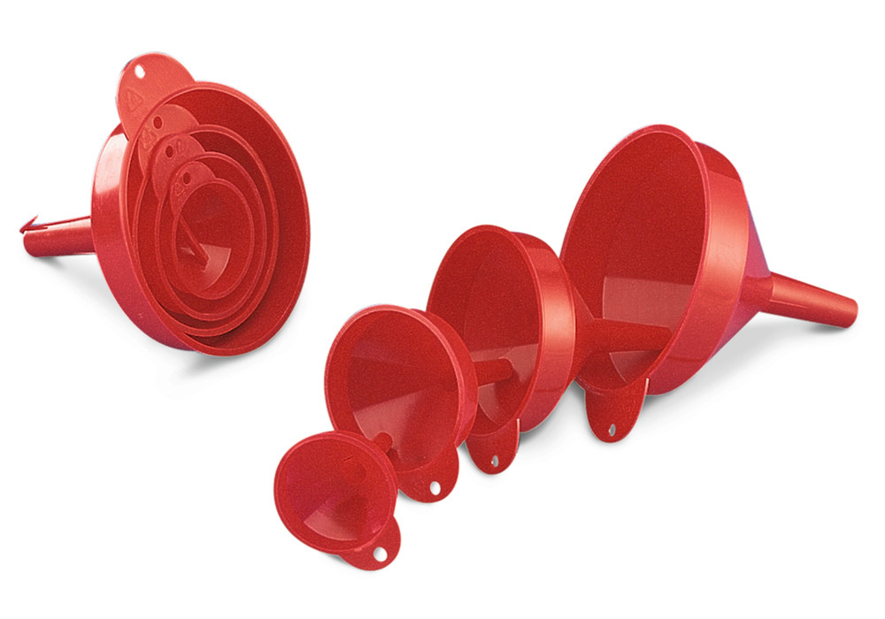 Trichterset, bestehend aus 4 Kunststofftrichtern - 1