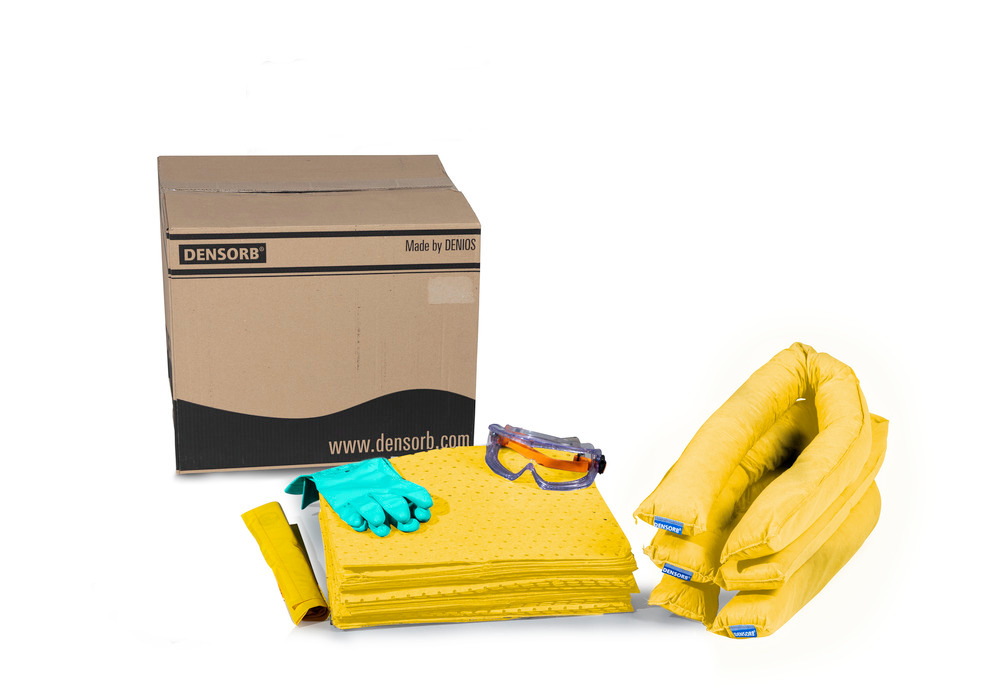 Nachfüll-Set für DENSORB Bindemittel-Notfall-Set in Euro-Stapelbehälter, Ausführung Spezial - 1