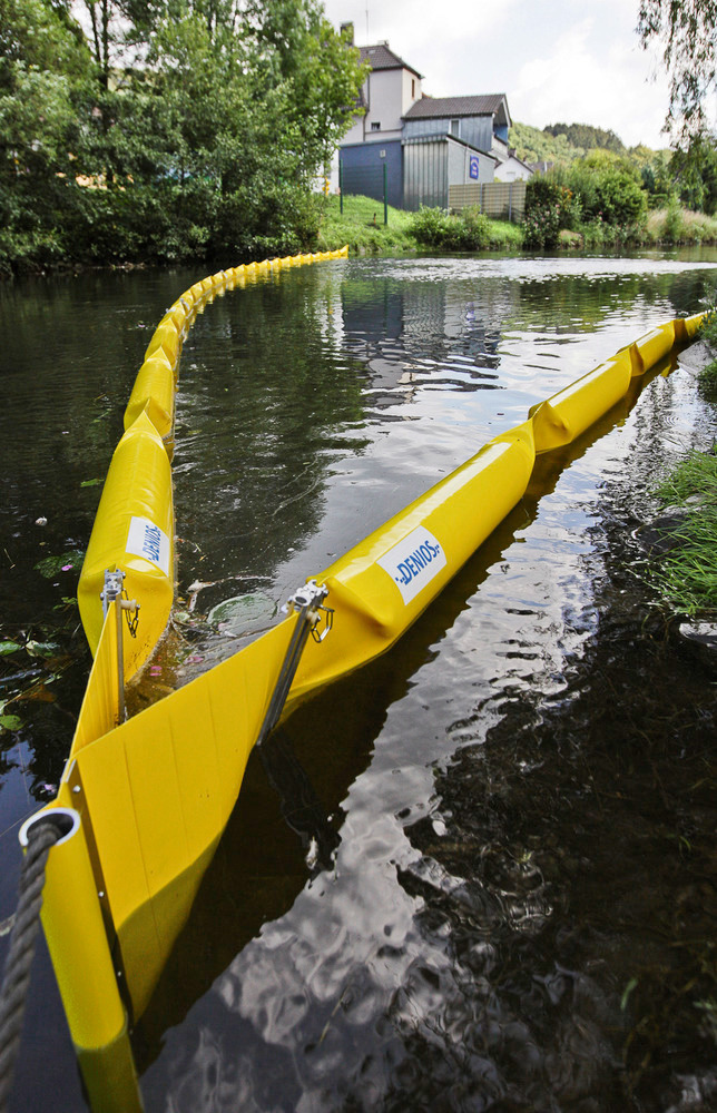 DENSORB Ölsperre ECOLINE 400, 10 m, für Binnengewässer, Freibord 150 mm, Tauchtiefe 250 mm - 1