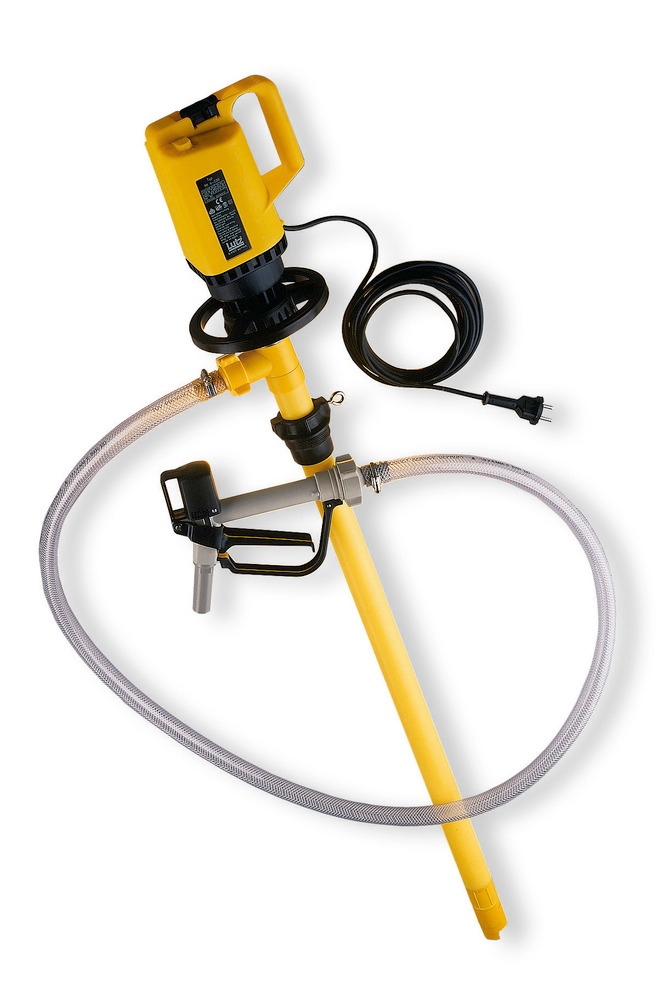 Elektrische Fasspumpe für aggressive Medien, 1200 mm Tauchtiefe - 1