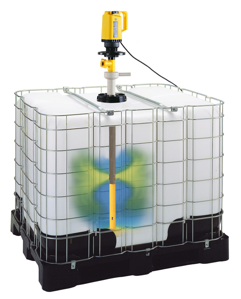 Mischwerk und Container-Pumpe aus Polypropylen (PP), für Chemikaliengemische etc. - 1