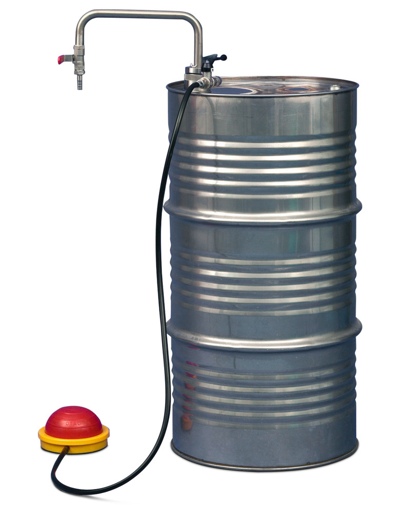 Lösemittelpumpe aus Edelstahl, für Fußbetrieb - 1