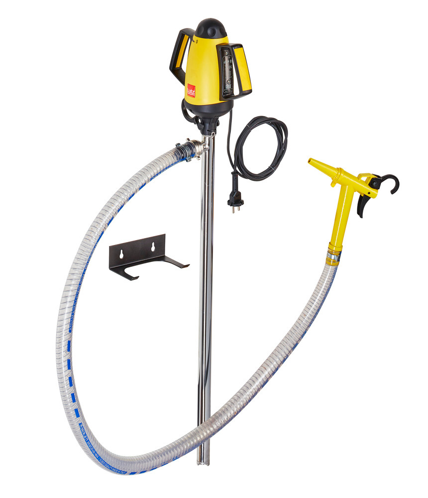 Elektrische Fasspumpe aus Niro, für Säuren und Laugen, 1000 mm Tauchtiefe - 1