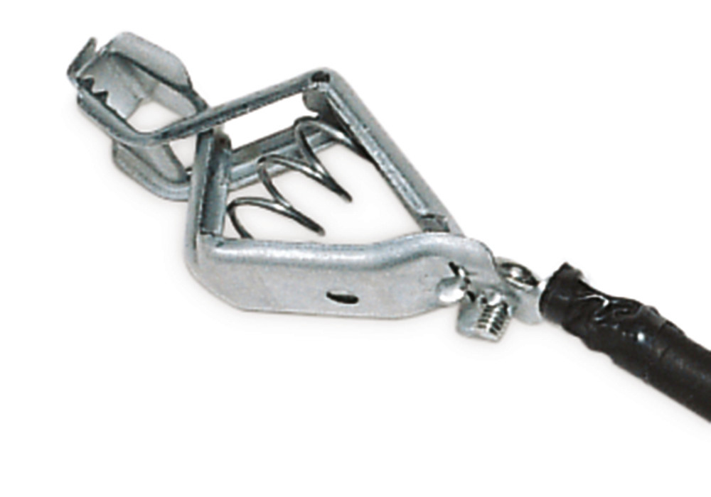 Erdungskabel mit 2 Krokodilklemmen und Isolierung, 2 m Kabellänge - 1