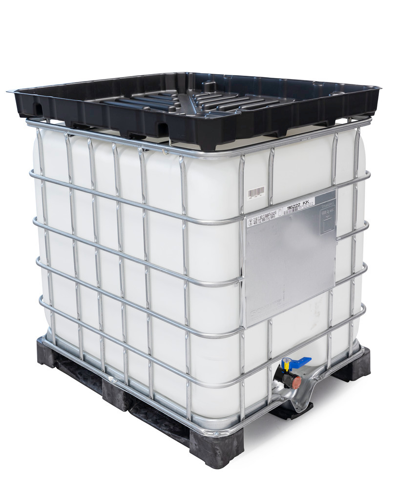 FALCON IBC-Trichter Typ Full Size 1000, aus Kunststoff (PE), 50 Liter, Ablauföffnung Ø 150 mm - 1