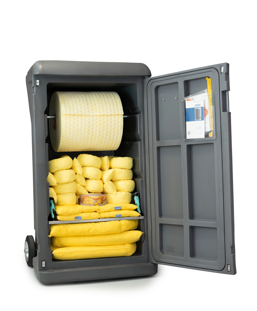 DENSORB Mobiles Notfallset, Bindemittel im grauen Caddy Extra Large, Ausführung Spezial - 1