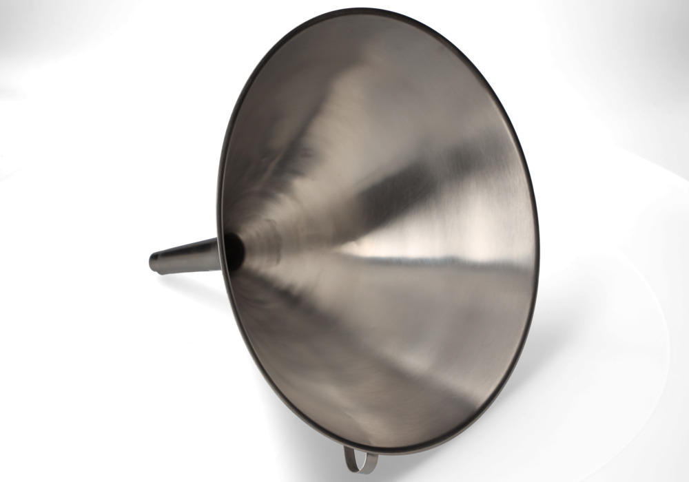 Trichter aus Edelstahl 1.4301,  Außen-Ø 300 mm, 5 Stück - 1