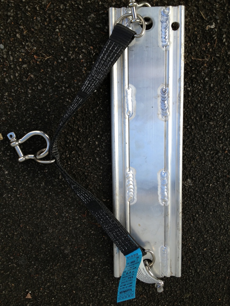 Zwischenstück für Ölsperre PROFESSIONAL 350 und AERO 350L zum Abspannen oder Befestigen einer Boje - 1