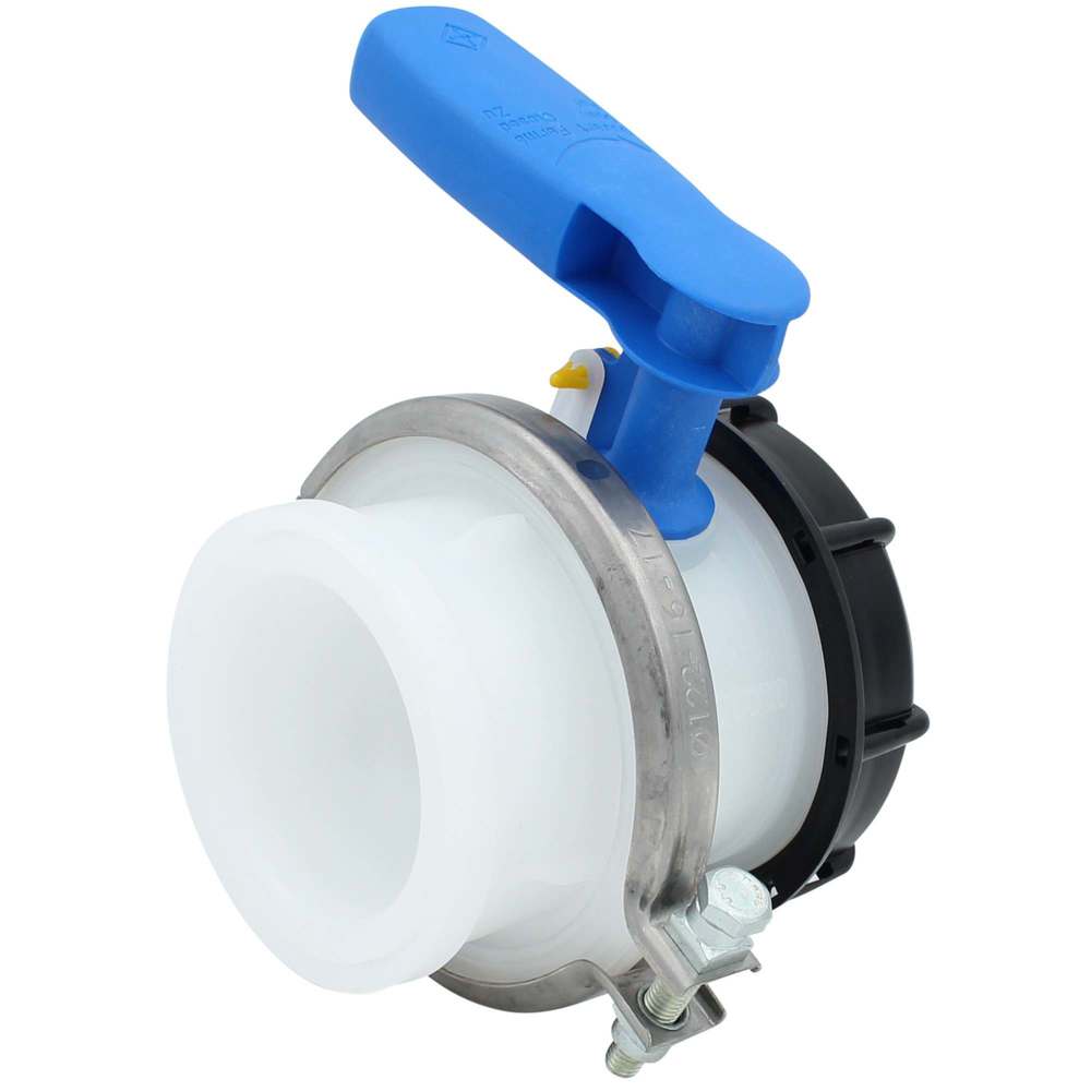 WERIT Original IBC-Ersatzhahn DN 80,mit Grobgewinde S100x8 - 1