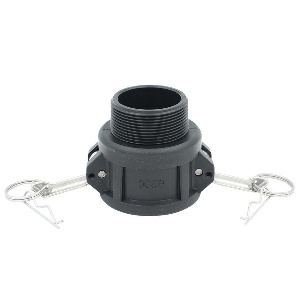 IBC-Adapter, Camlock 2-Dose Typ B, auf G2 Feingewinde AG, VE = 3 Stück - 1