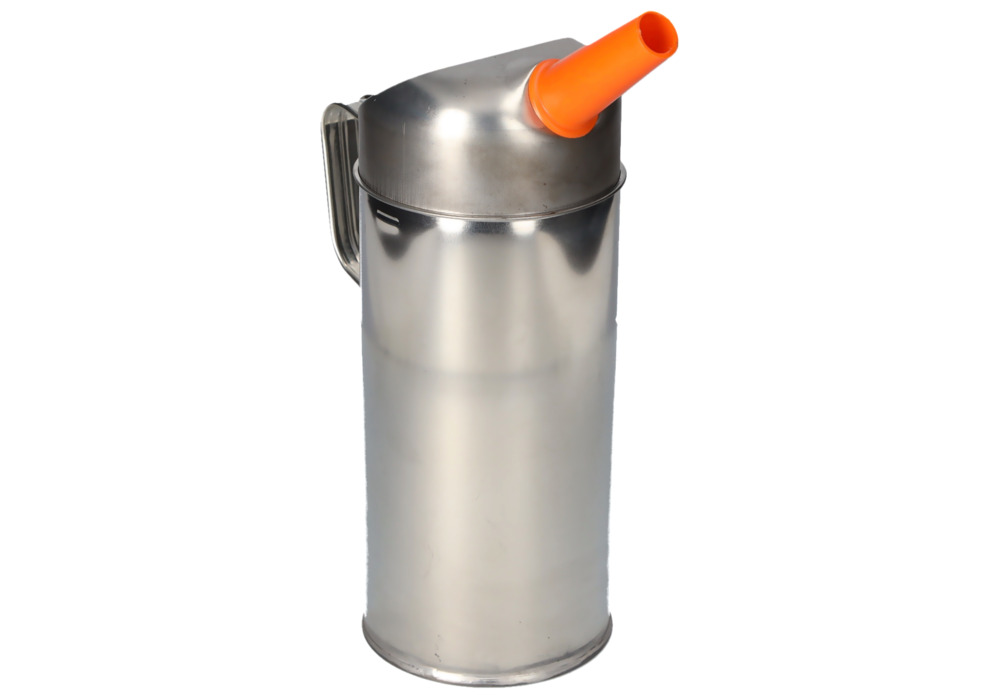 Messbecher aus Weißblech, mit festem Auslauf, 2 Liter Volumen - 1