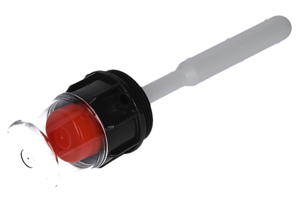 Überfüllanzeige für 2"- und 3/4"-Spundöffnungen, mit transparenter Schutzkappe - 1