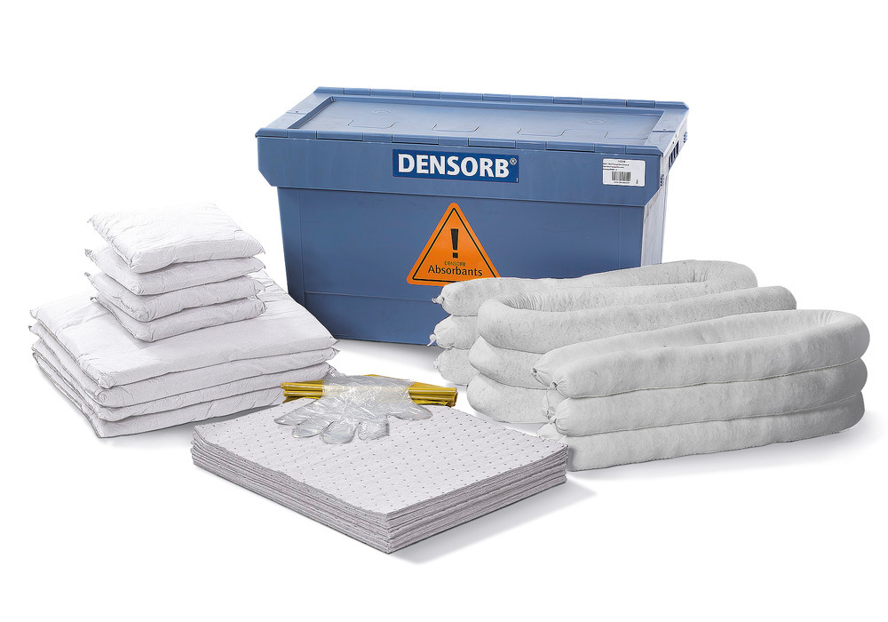 DENSORB Mobil-Set in robuster Transportbox, Ausführung Öl - 1