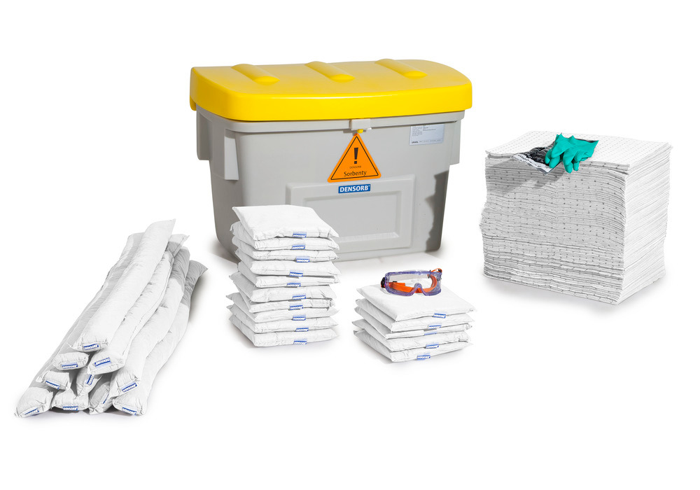 DENSORB Notfall-Set, Sicherheitsbox SF200, Ausführung Öl - 1