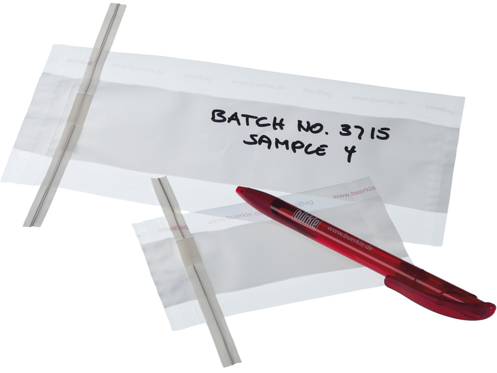 Sterile Probenbeutel SteriBag, Volumen 800 ml, mit Beschriftungsfeld, VE = 500 Stück - 1