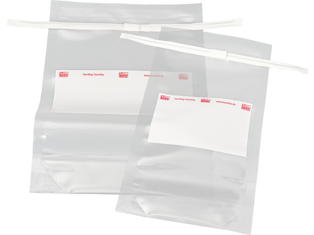 Sterile Probenbeutel SteriBag StandUP, Volumen 400 ml, mit Beschriftungsfeld, VE = 250 Stück - 1