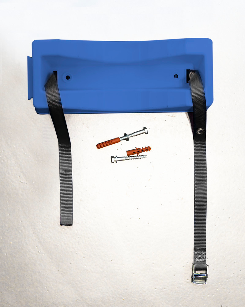 Gasflaschen-Wandhalterung aus Polyethylen (PE), für 1 Gasflasche mit max. Ø: 320 mm - 1