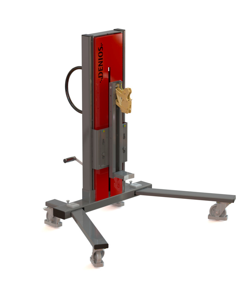 Fassheber Secu Ex, Fassgreifer, 60- bis 200-l-Stahlfässer, Fahrwerk V-Form, Hubhöhe 0-905 mm, ATEX - 1