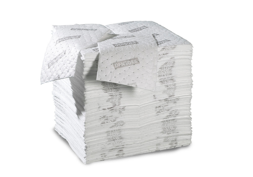 DENSORB Ölbindemittel Vlies Tücher, Economy Double, light, 2-lagig, 40 x 50 cm, 200 Stück - 1