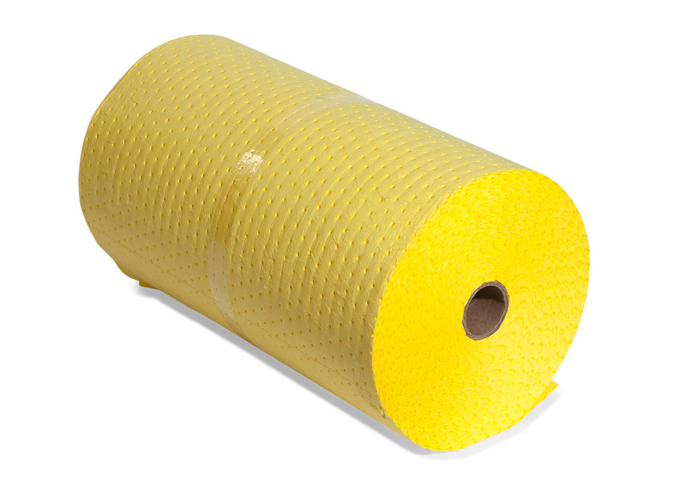DENSORB Chemikalienbindemittel Vlies Rolle zum Aufsaugen, Economy Single, light, 76 cm x 90 m, 1 St. - 1