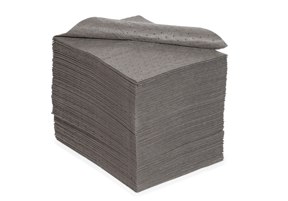 DENSORB Universalbindemittel Vlies Matten, Economy Single, light, 40 x 50 cm, 200 Stück - 1