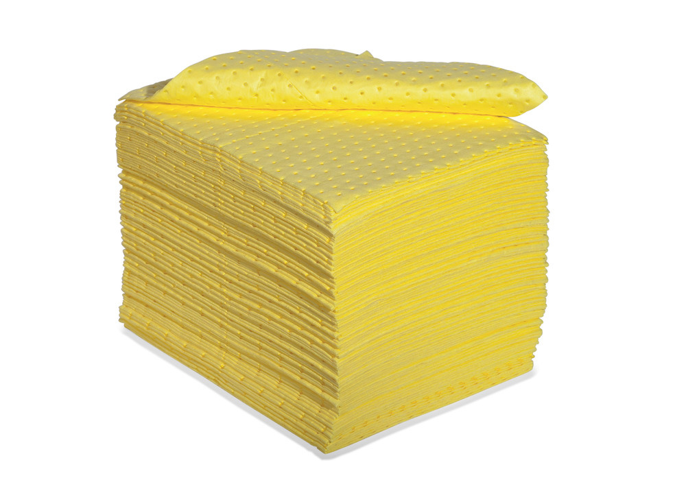 DENSORB Chemikalienbindemittel Vlies Matten, Economy Single, heavy, 40 x 50 cm, 100 Stück - 1