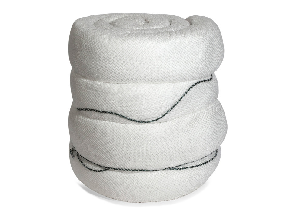 DENSORB Ölbindemittel Ölsperren zur Eindämmung und Aufnahme von Öl auf Wasser, 6 m x 20 cm, 2 Stück - 1